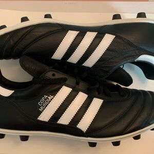 Adidas Copa Mundial Leather Soccer Cleats Black Made In Germany 015110 Sz 12